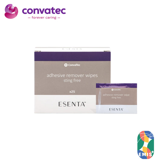 ConvaTec ESENTA Adhesive Remover Wipes for Around Stomas and Wounds, Sting Free 30'S