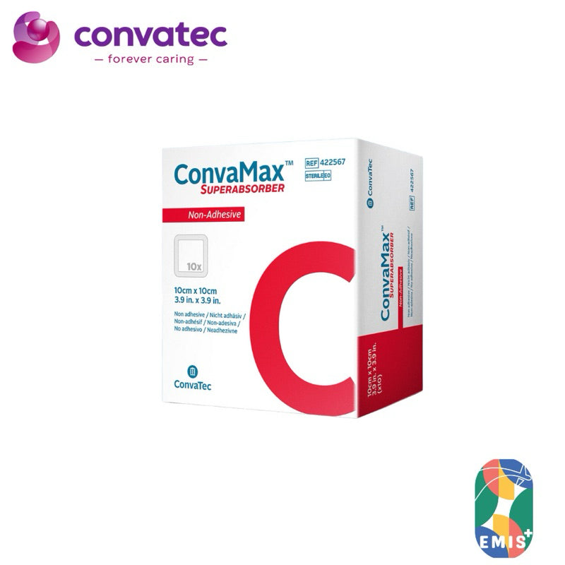 ConvaMax ™ Superabsorber 10cm x 10cm [Per Box]